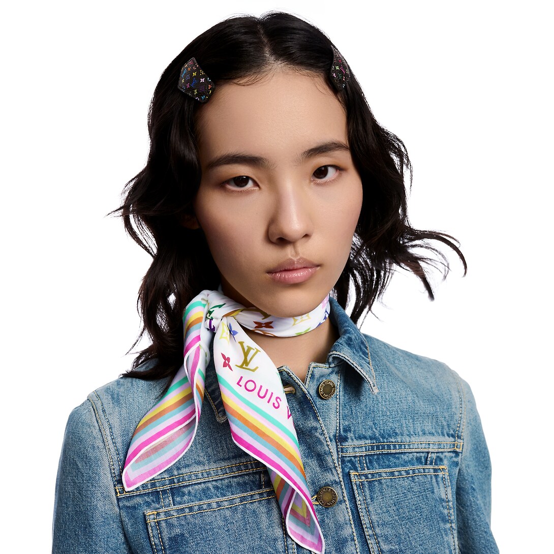 Louis Vuitton scarf LV x TM 55 square scarf