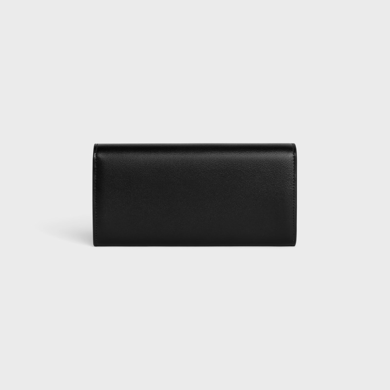 CELINE WALLET TRIOMPHE LARGE GLOSSY NUFFEEL WALLET