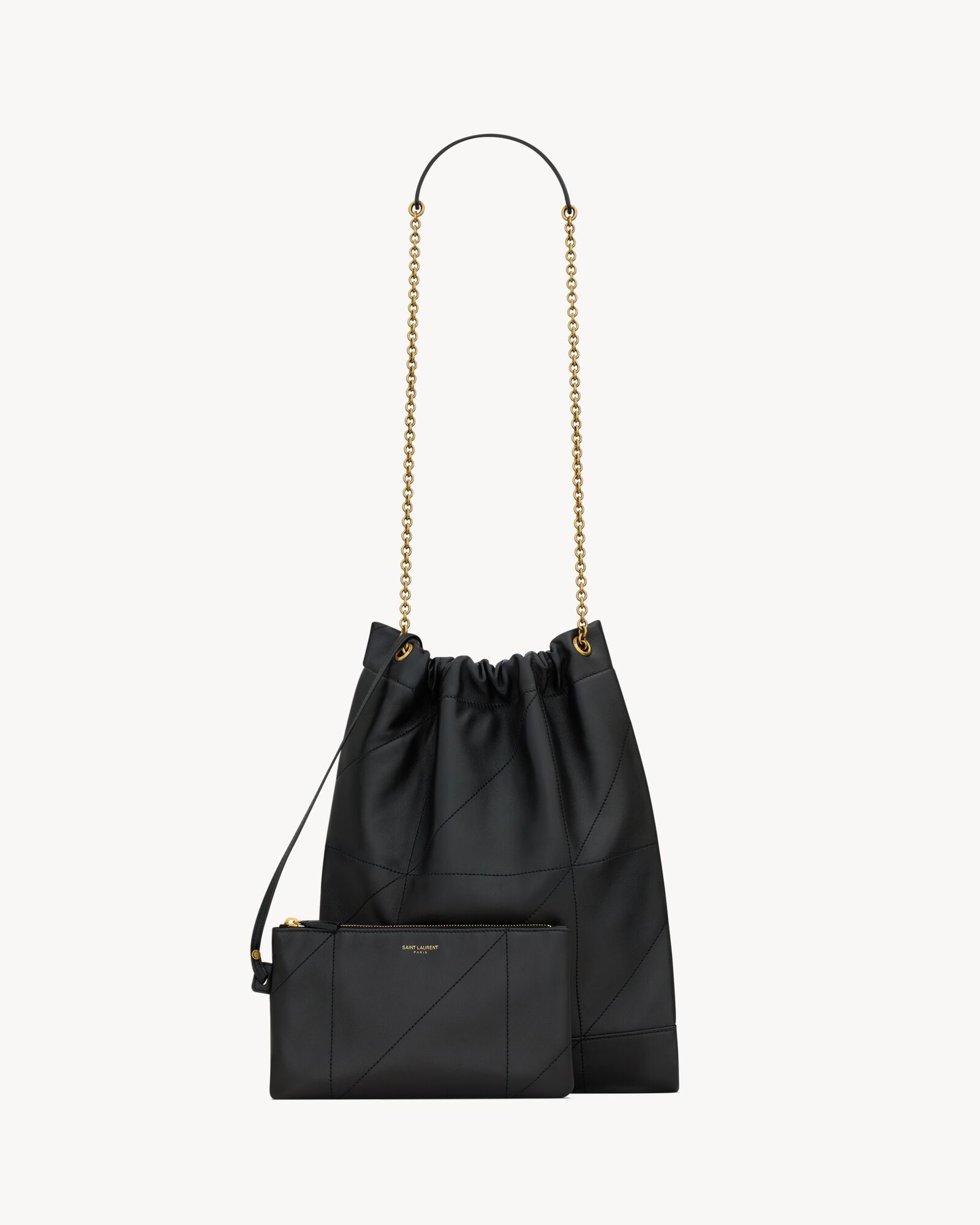 Yves Saint Laurent Bag JAMIE POCHON Sheepskin Leather Chain Bag