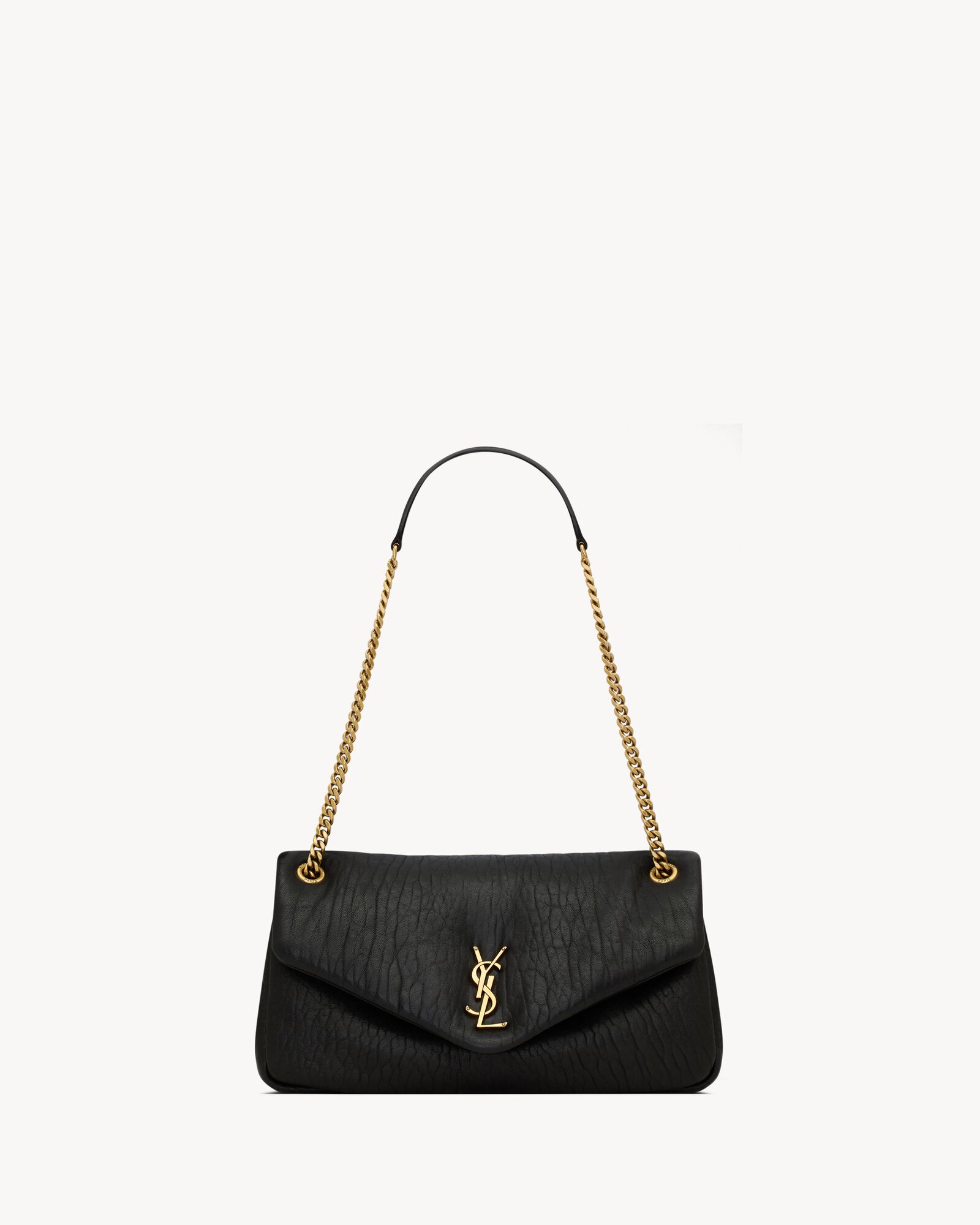 Yves Saint Laurent CALYPSO Medium Grained Lambskin Handbag (Multiple Colors Available)