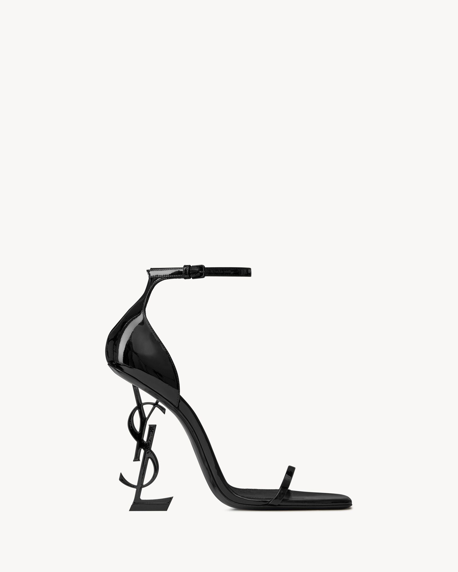 (Discount) Saint Laurent OPYUM patent leather sandals