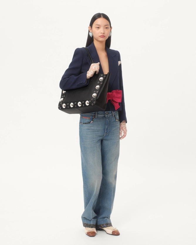 Valentino Bags NELLCÔTE Medium Grained Calfskin Handbag