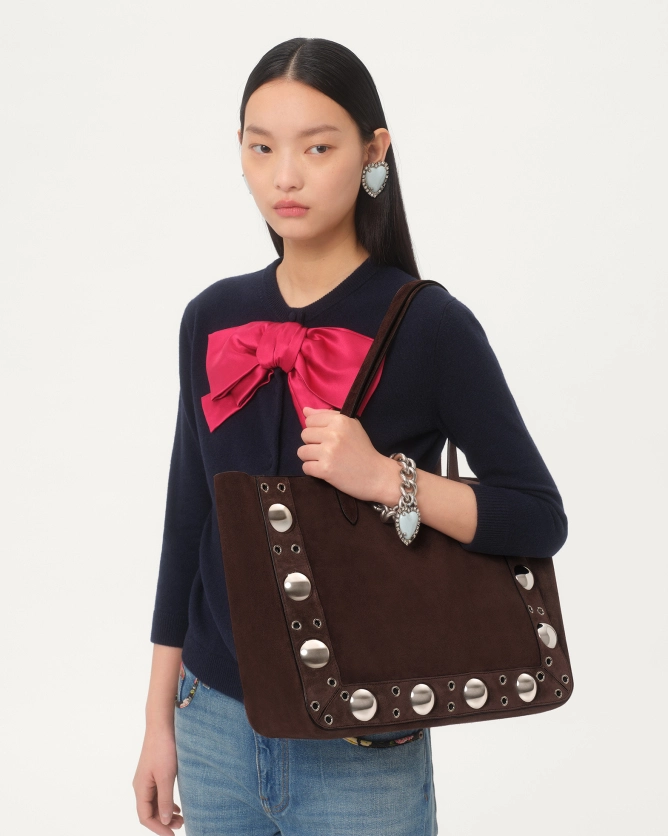 Valentino Bags NELLCÔTE Suede Handbag