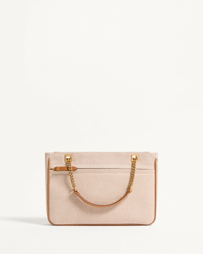 Valentino Bags VIVA SUPERSTAR Small Canvas Leather Handbag