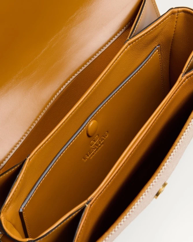 Valentino Bags 9TO5 Canvas Leather Handbag