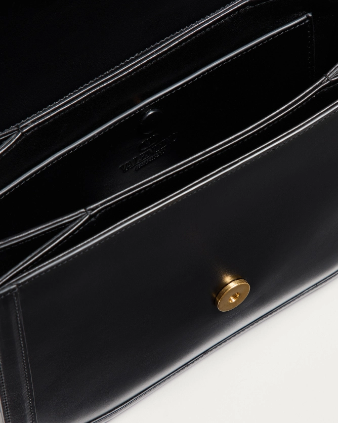 (Special Offer)Valentino Bags 9TO5 Smooth Calfskin Handbag