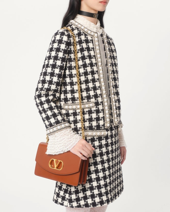 Valentino Bags VAIN Shiny Small and Large Calfskin Handbags