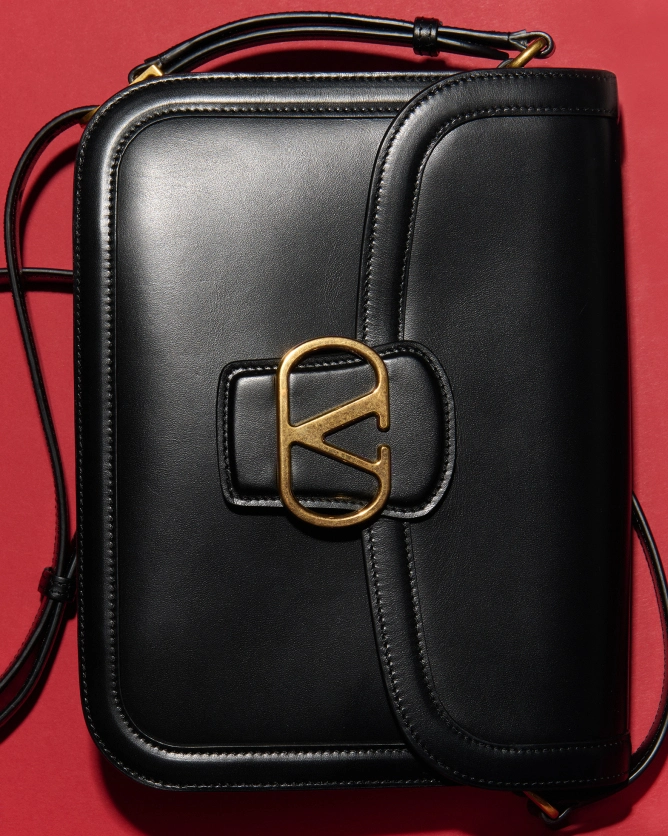 (Special Offer)Valentino Bags 9TO5 Smooth Calfskin Handbag