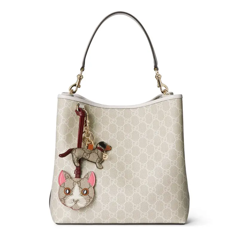 Gucci GG Emblem Medium Bucket Bag