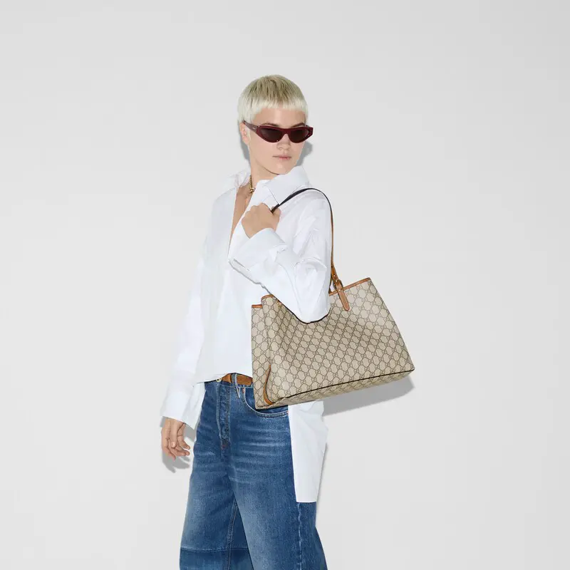 (Special Offer)Gucci GG Emblem series medium and large tote bags