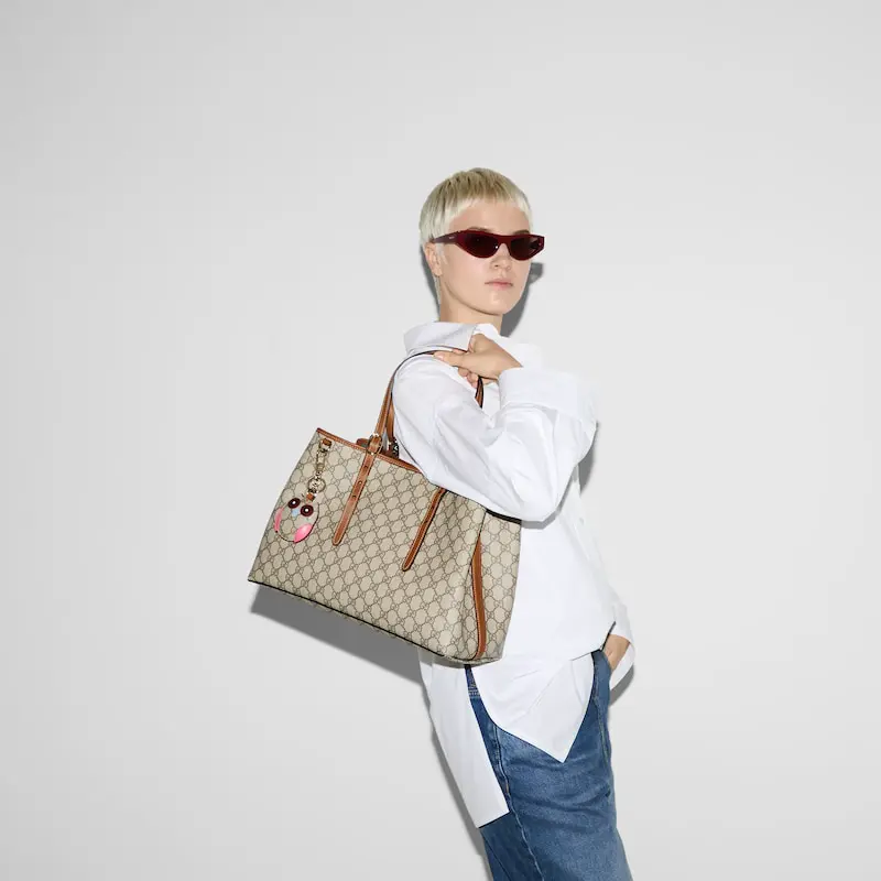 (Special Offer)Gucci GG Emblem series medium and large tote bags