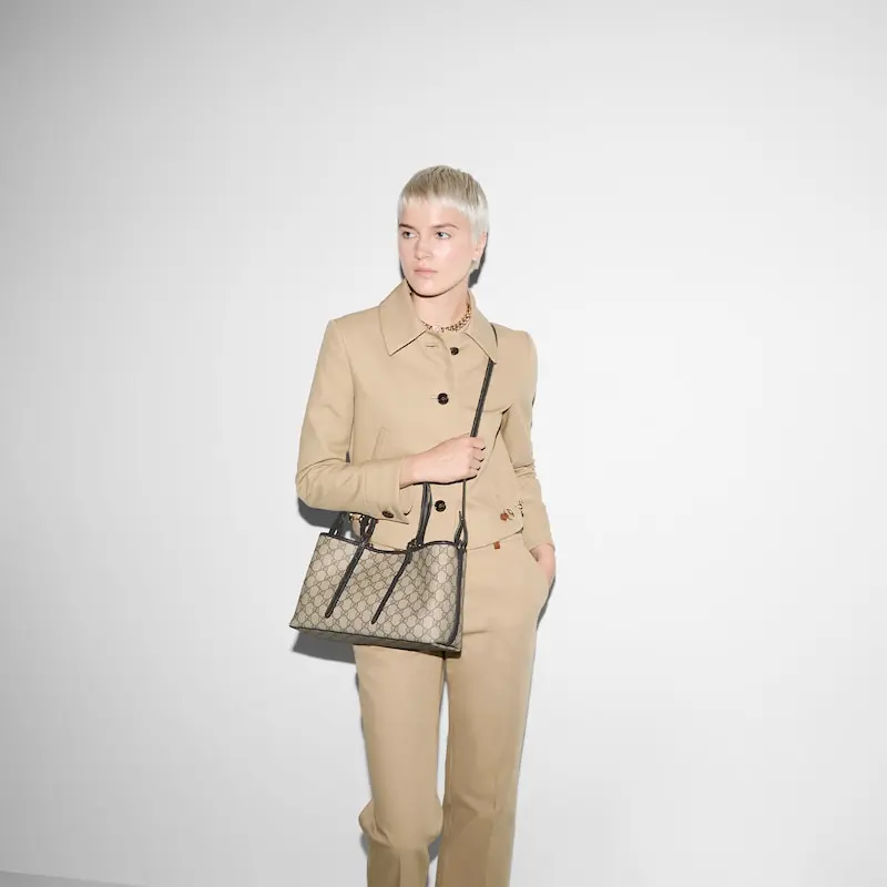 (Special Offer)Gucci GG Emblem series medium and large tote bags