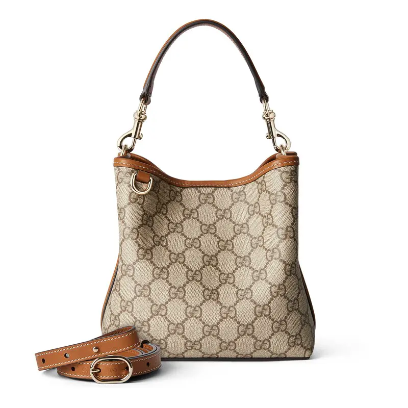 Gucci GG Emblem Small Bucket Bag