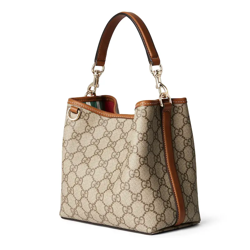 Gucci GG Emblem Small Bucket Bag