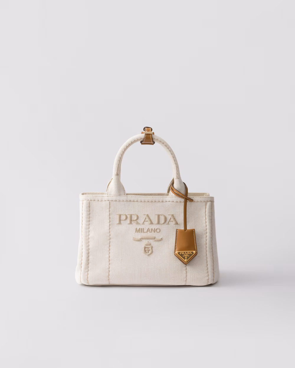 (Special Offer)Prada Bags Small Linen Blend Handbag