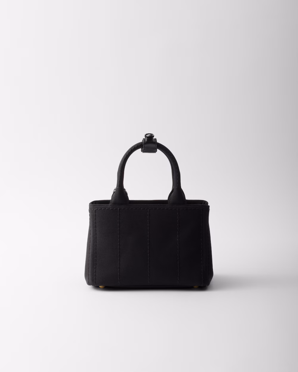 Prada Bag Cotton Canvas Mini Handbag