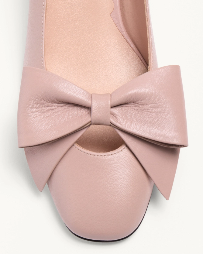 Valentino shoes BOWOW sheepskin high heels (heel height 4.5 cm)