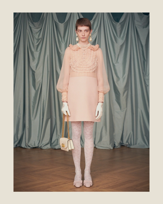 Valentino shoes BOWOW sheepskin high heels (heel height 4.5 cm)