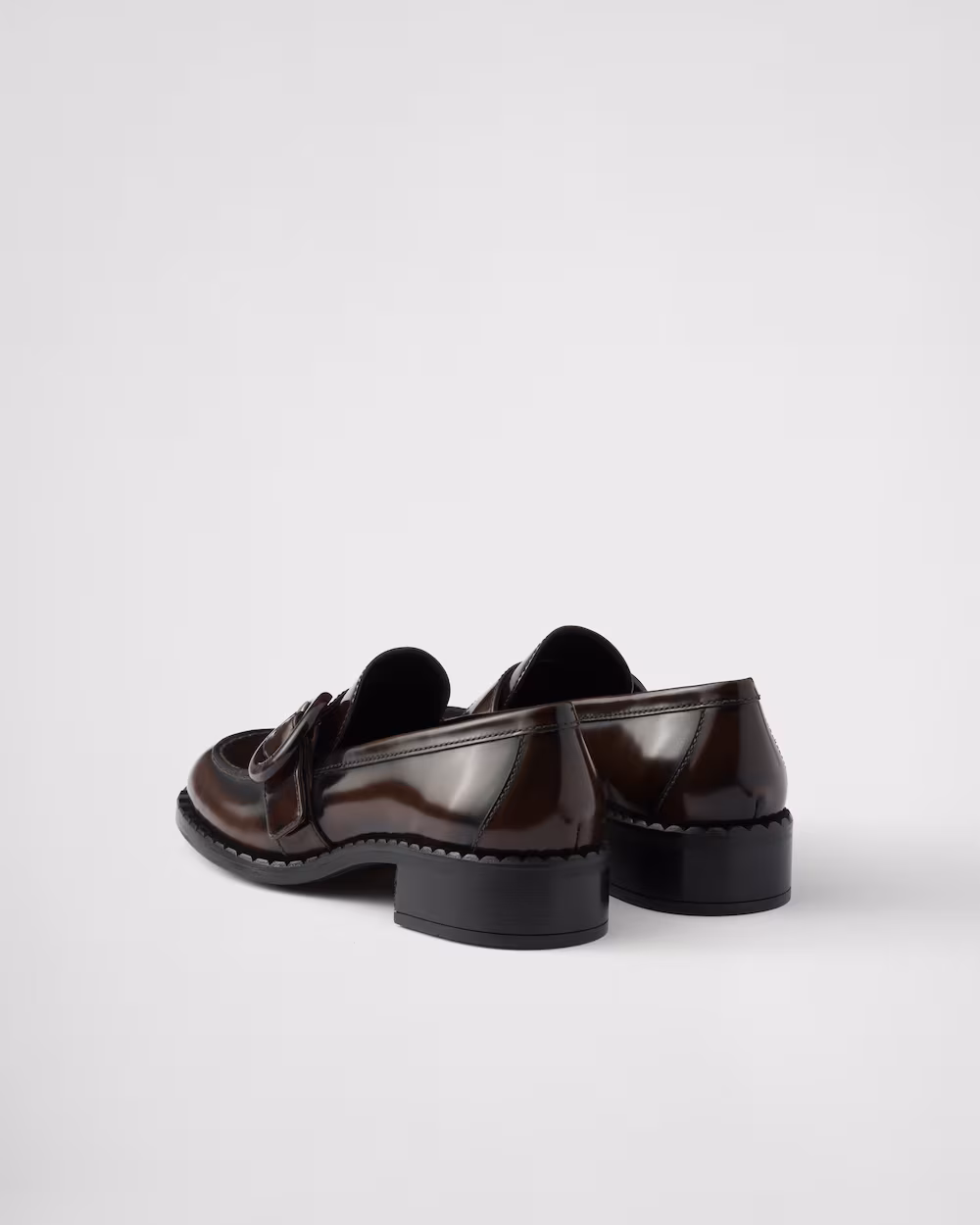 Prada Shoes Shiny Leather Loafers