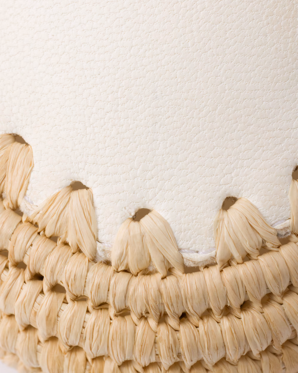 Prada Shoes Nappa Leather and Raffia Ballet Flats