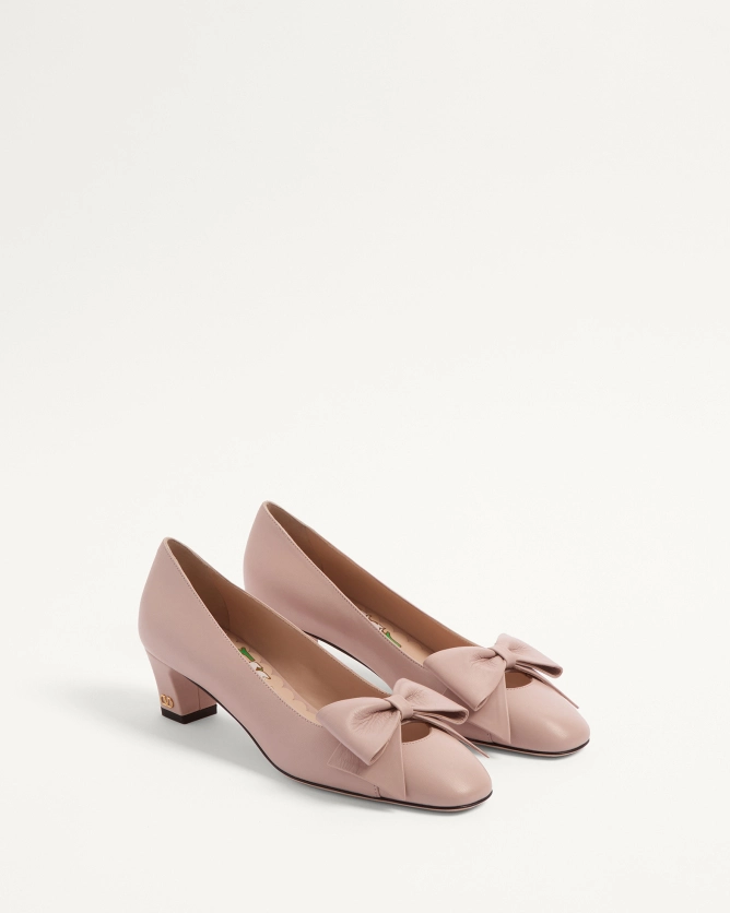 Valentino shoes BOWOW sheepskin high heels (heel height 4.5 cm)