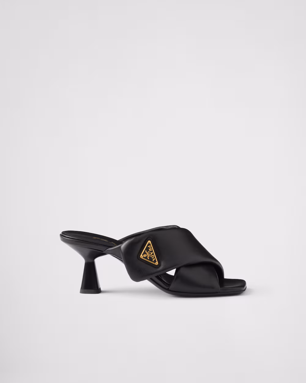 (Special Offer)Prada Shoes Padded Effect Nappa Leather Sandals