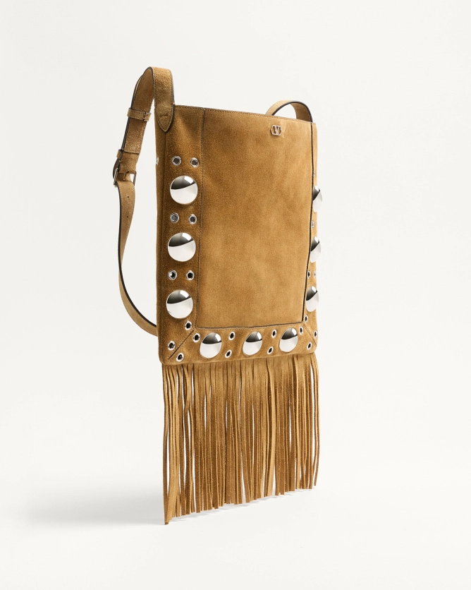 Valentino Bags NELLCÔTE Suede Leather Tassel Handbag