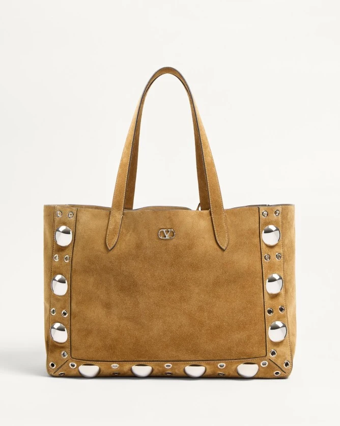 Valentino Bags NELLCÔTE Medium Suede Handbag
