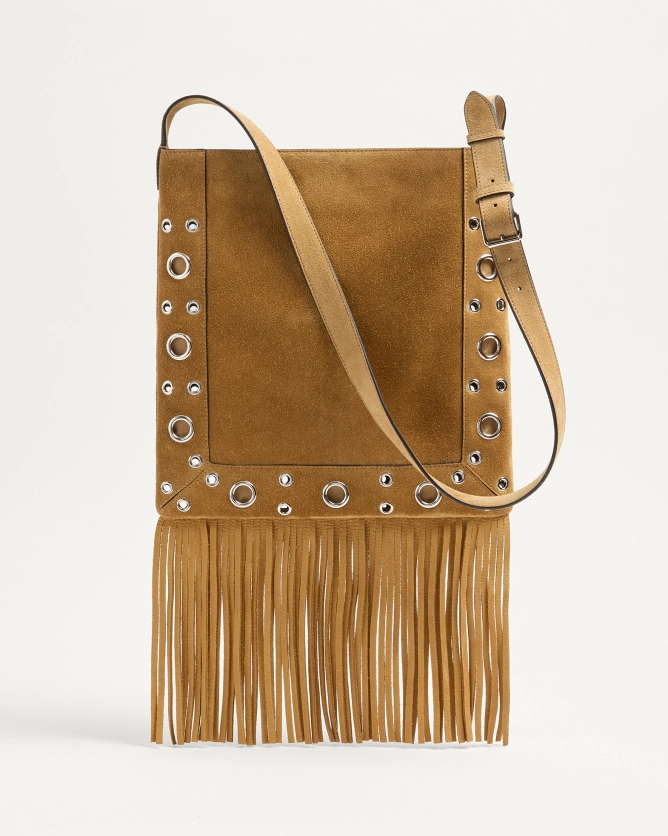 Valentino Bags NELLCÔTE Suede Leather Tassel Handbag