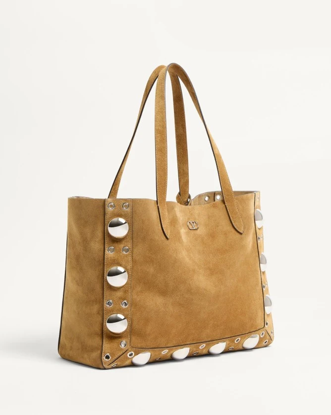 Valentino Bags NELLCÔTE Medium Suede Handbag