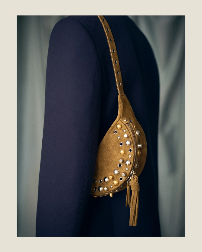 Valentino Bags NELLCÔTE Suede Leather Handbag