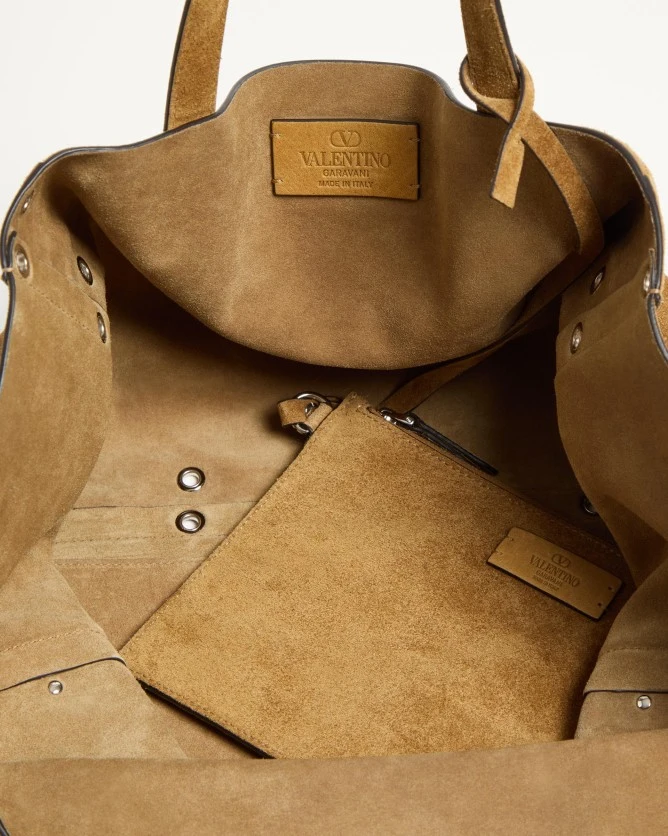 Valentino Bags NELLCÔTE Medium Suede Handbag