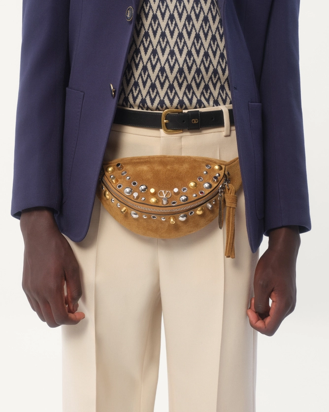 Valentino Bags NELLCÔTE Suede Leather Handbag