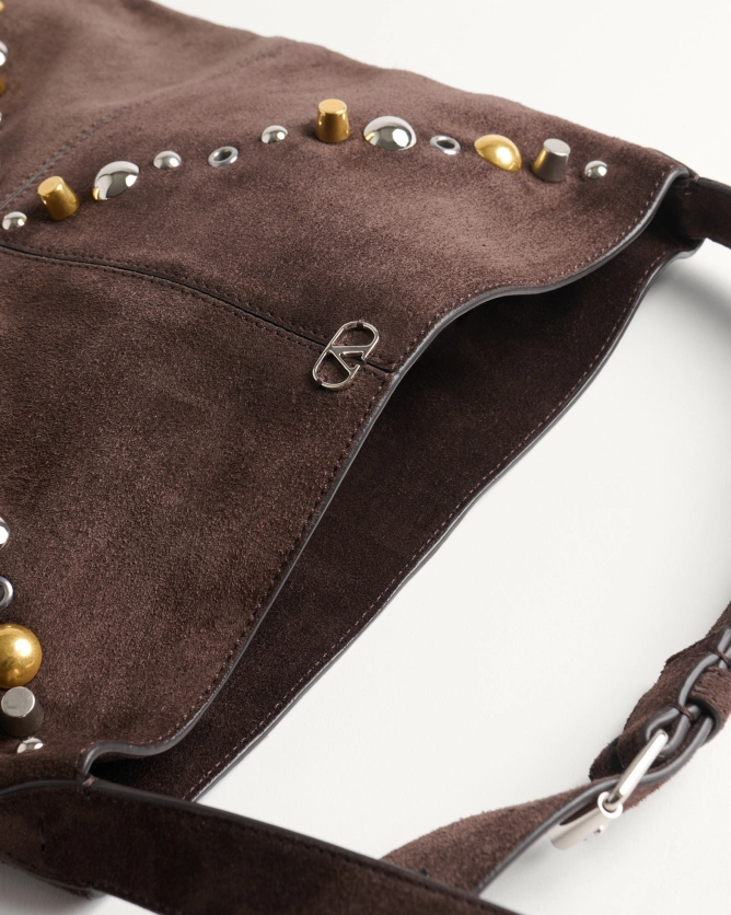 Valentino Bags NELLCÔTE Suede Leather Tassel Handbag