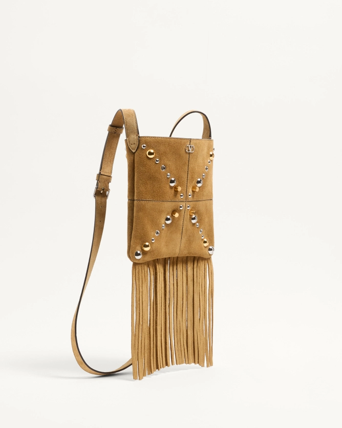 Valentino Bags NELLCÔTE Small Suede Tassel Handbag