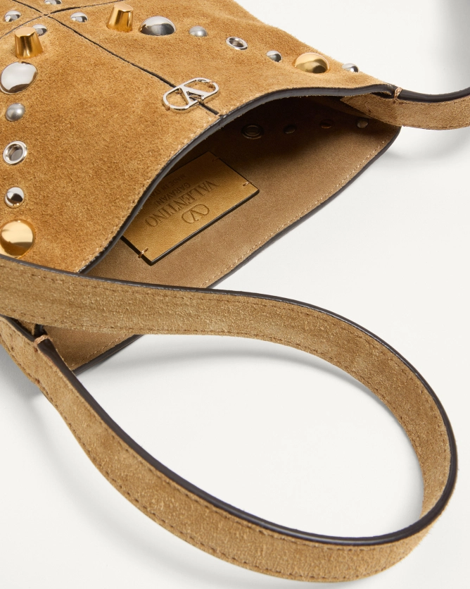 Valentino Bags NELLCÔTE Small Suede Tassel Handbag