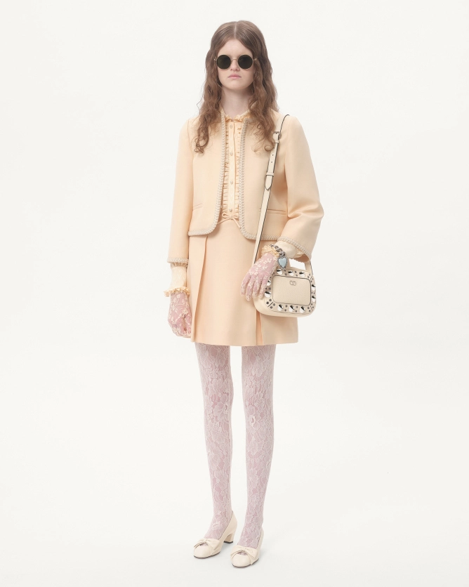 Valentino Bags NELLCÔTE Grained Calfskin Handbag