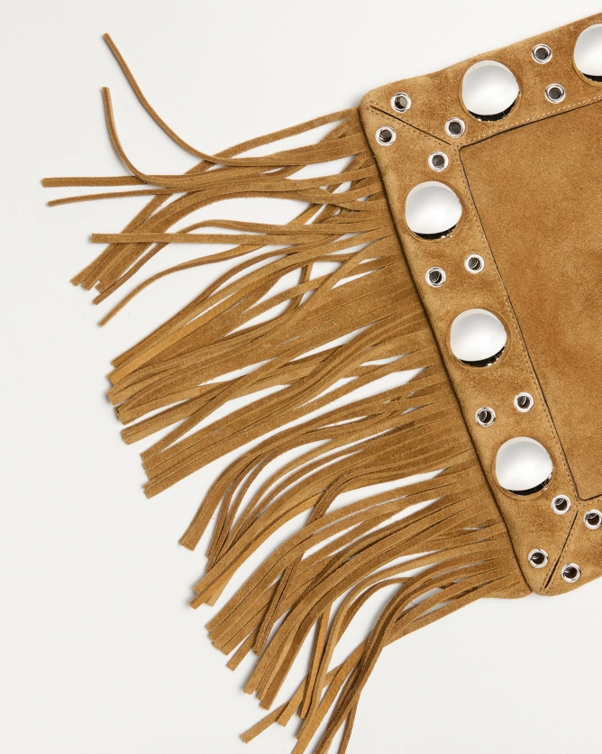 Valentino Bags NELLCÔTE Suede Leather Tassel Handbag