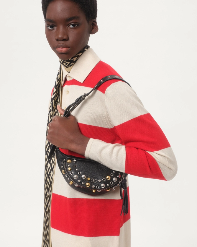 Valentino Bags NELLCÔTE Grained Calfskin Handbag