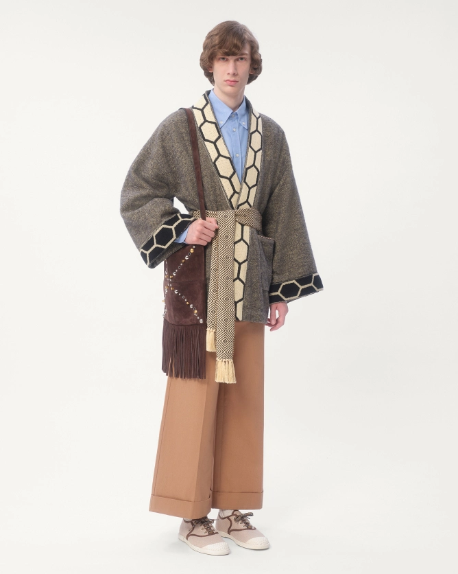 Valentino Bags NELLCÔTE Suede Leather Tassel Handbag