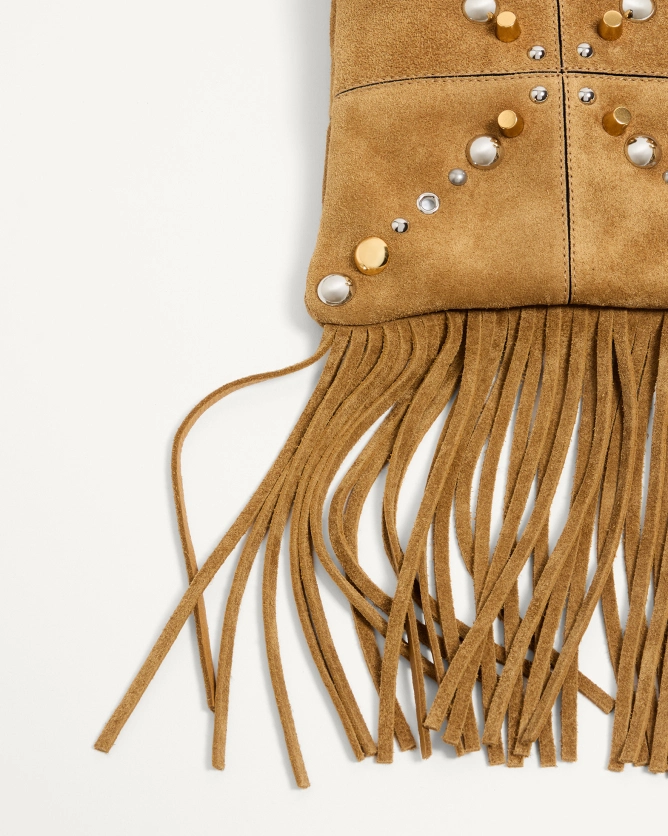 Valentino Bags NELLCÔTE Small Suede Tassel Handbag