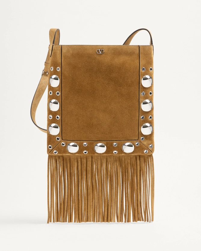 Valentino Bags NELLCÔTE Suede Leather Tassel Handbag