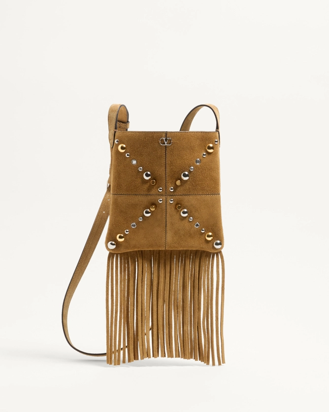 Valentino Bags NELLCÔTE Small Suede Tassel Handbag