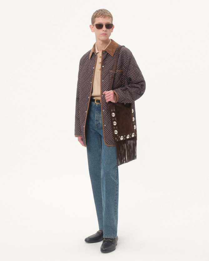 Valentino Bags NELLCÔTE Suede Leather Tassel Handbag