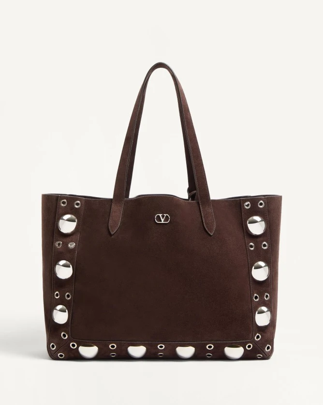 Valentino Bags NELLCÔTE Medium Suede Handbag