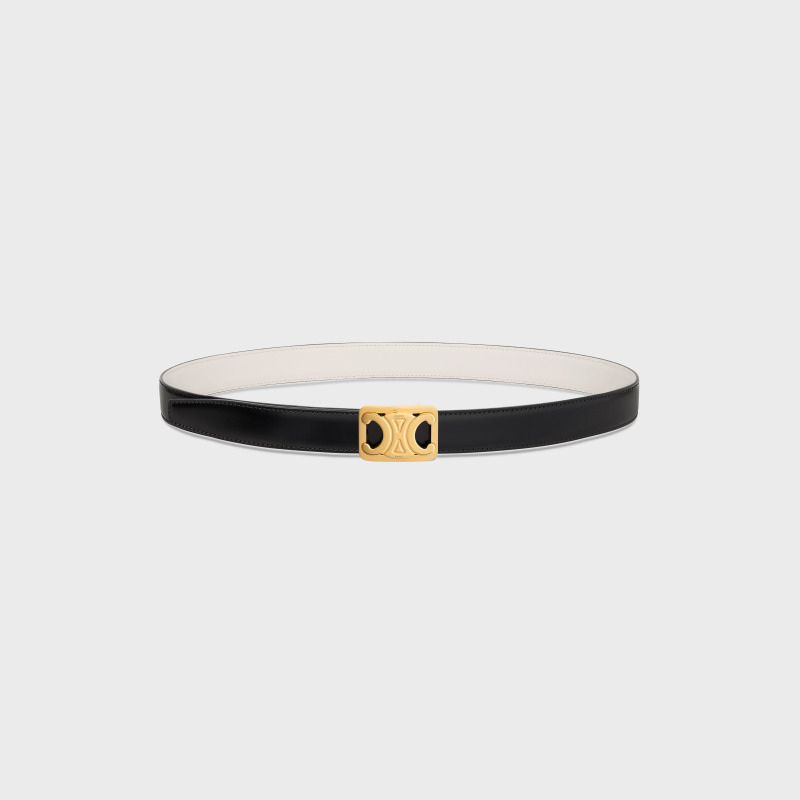 CELINE BELT FRAMED TRIOMPHE Medium Double-Sided Belt