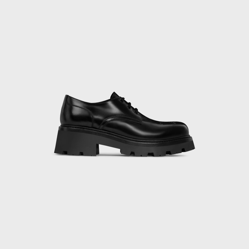 CELINE Shoes TRIOMPHE RANGERS Perforated TRIOMPHE Polished Derby Shoes