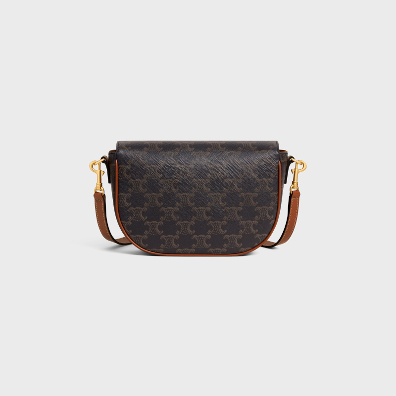 CELINE bags FOLCO logo printed shoulder bag