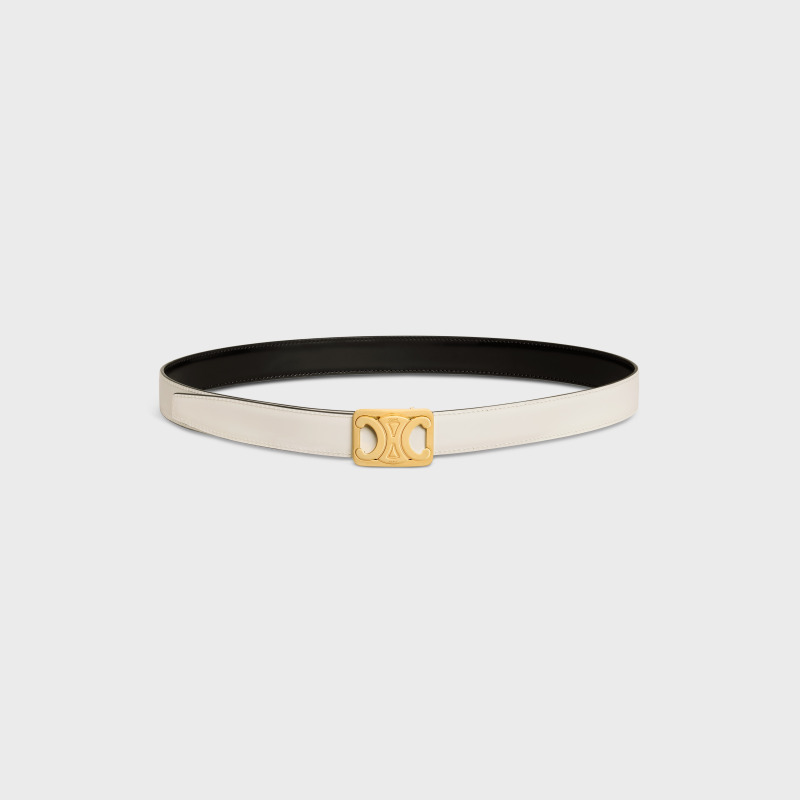 CELINE BELT FRAMED TRIOMPHE Medium Double-Sided Belt