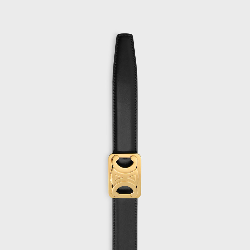 CELINE BELT FRAMED TRIOMPHE Medium Double-Sided Belt